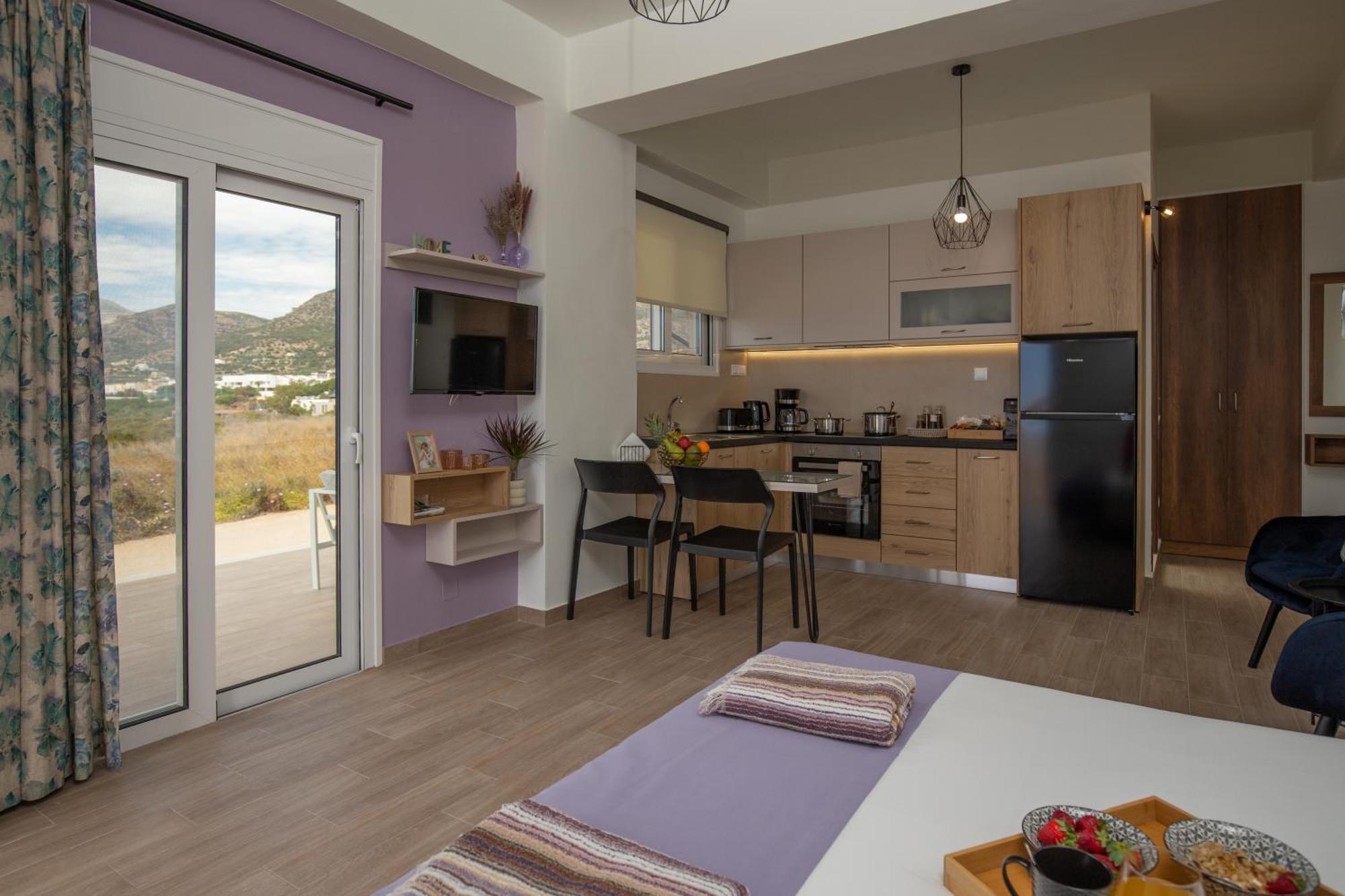 Pilalímata Studio Athena With Panoramic View Of Makrygialos מראה חיצוני תמונה